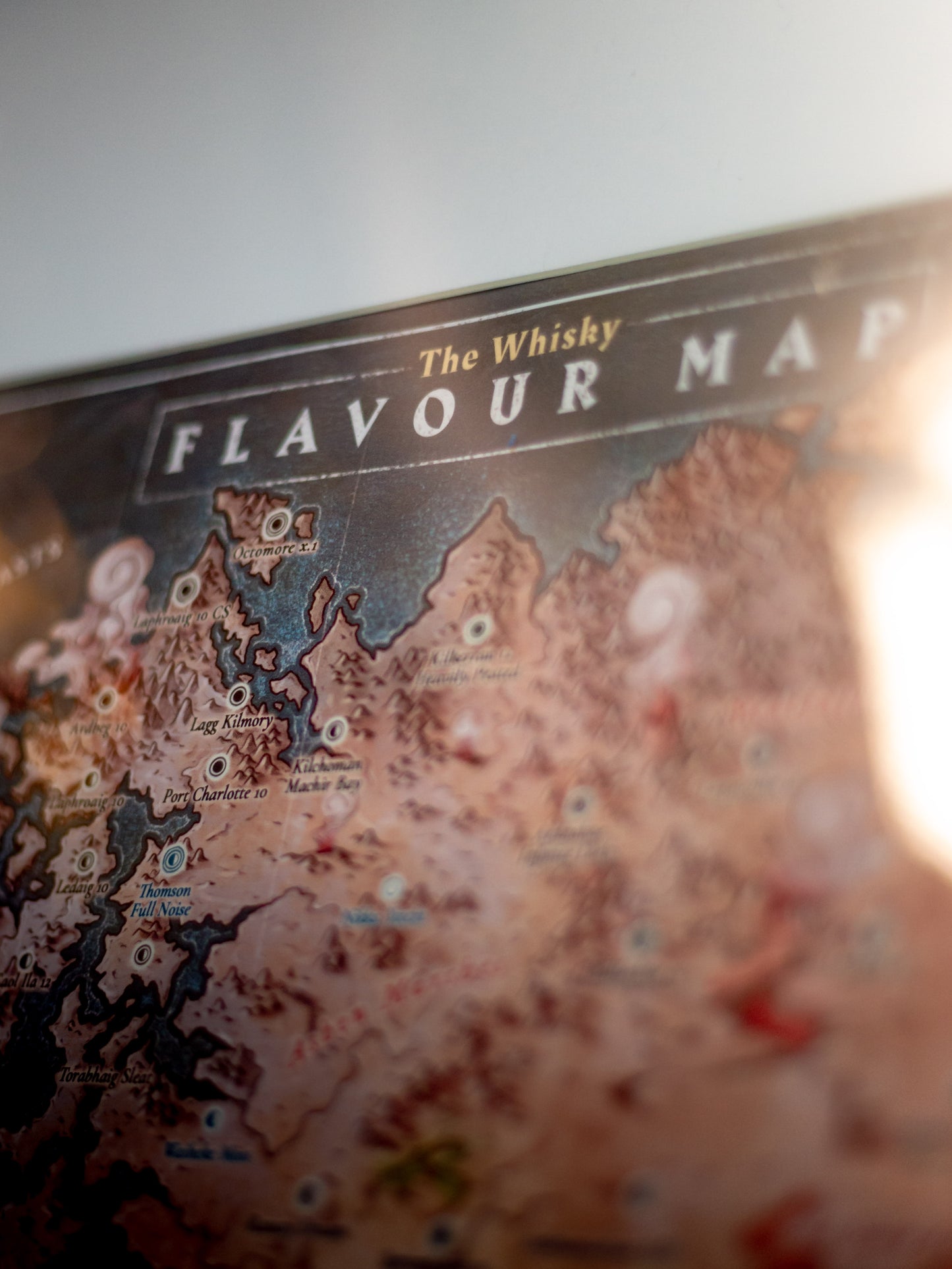 Whisky Flavour Map | 100 Whiskies Organised by Taste (Hand-Drawn Diagram)