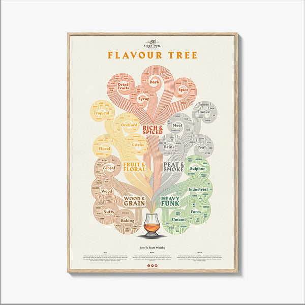 Flavour Tree - Whisky Tasting Rolled Poster