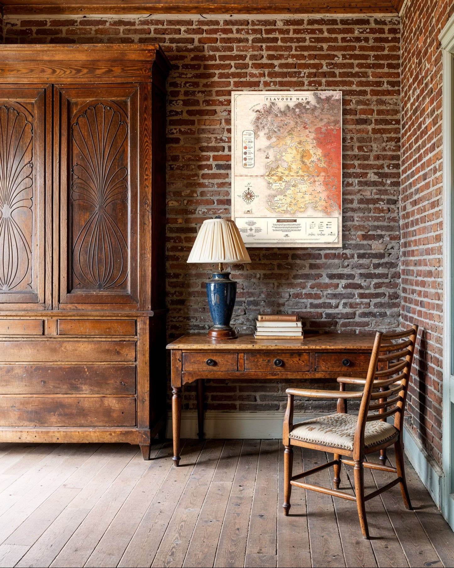 Whisky Flavour Map | 100 Whiskies Organised by Taste (Hand-Drawn Diagram)